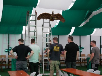 Schützenfest Aufbau 2025