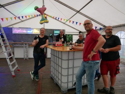 Schützenfest Aufbau 2025