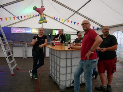 Schützenfest Aufbau 2025