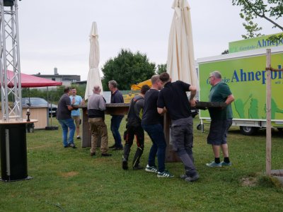 Schützenfest Aufbau 2025